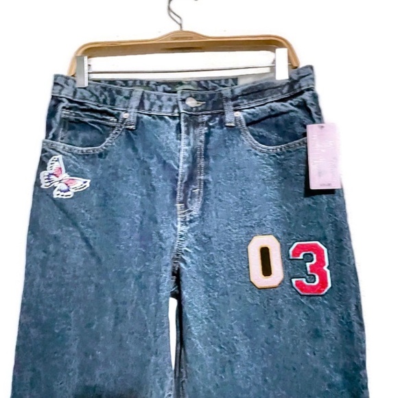 NWT WILD FABLE HI-RISE DAD JEANS SIZE 10 - Picture 6 of 7